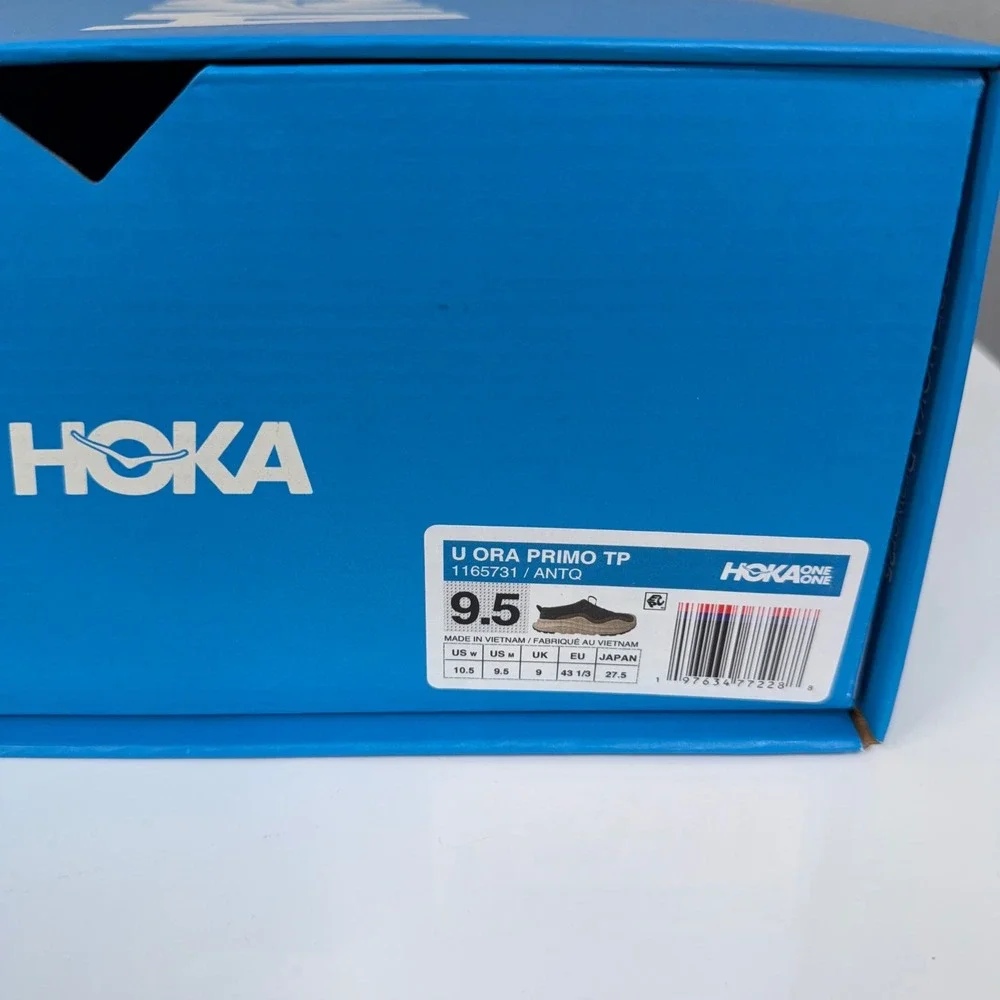 Hoka Shoes Unisex M 9.5 W 10.5 Ora Primo TP Moss Green Quilted Slip On Recovery
